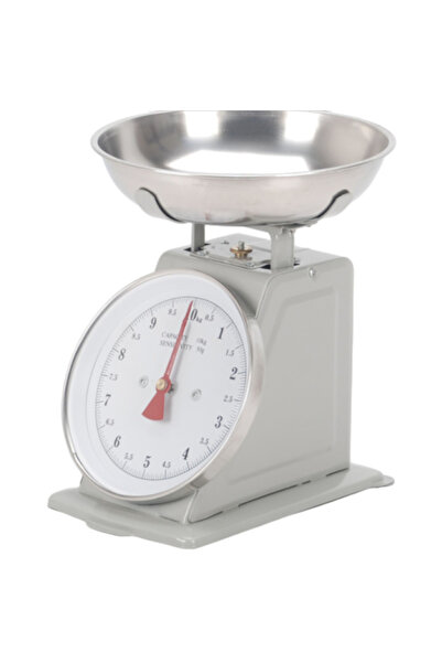 Diason Retro Kitchen Scale 22Lbs/10Kg with 1 Bowls White |Mechanical dial Sca...