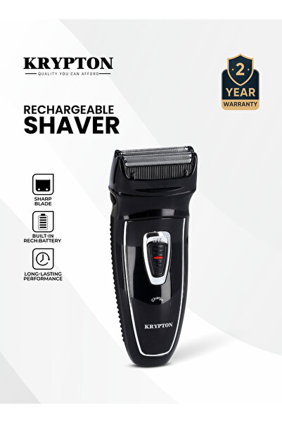 KRYPTON Mini Foil Shaver – Rechargeable Electric Beard Trimmer, Cordless Wet ...