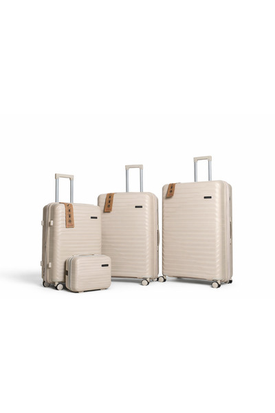 carbon Pp Material Anti-Crack Travel Luggage 4Pcs Set