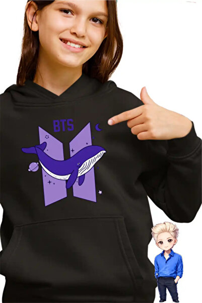 OEM Детски суичър за момичета Kpop BTS Universe с кит