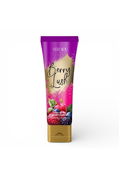 veri you Berry Lush Body Lotion 250 ml – Cremă Hidratantă pentru Corp cu Aromă de Fructe de Pădure și Fructe Roșii