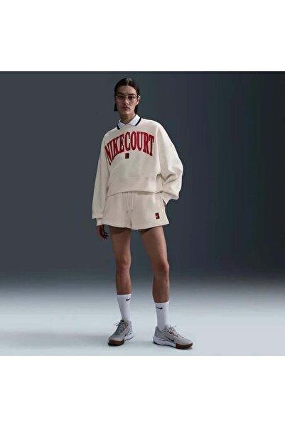 Nike Nikecourt Phoenix Fleece Hr Short Women's High-Waisted Tennis Shorts Mat...