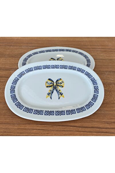 Kütahya Porselen 2’li Amalfi Kayık Tabak ( 24 cm )