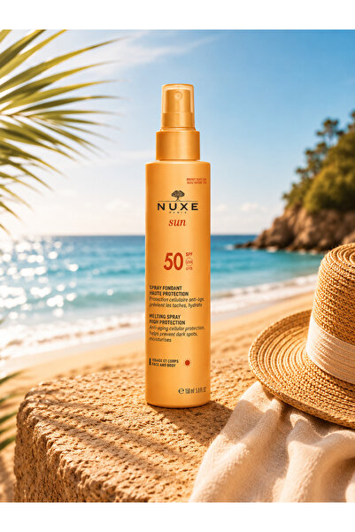Nuxe Leke görünümü ÖnleyiciSPF50+ Güneş Koruyucu Nemlendirici Yüz ve Vücut Sü...