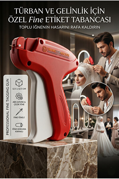 Transformacion Profesyonel İnce İğneli Kılçık Tabancası Fine Etiketleme Makin...