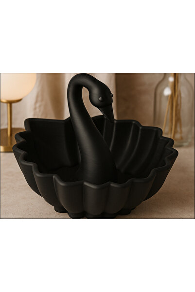 KOÇER AWM Special Design Swan Model Desktop Decorative Bowl, Face, Necklace, ...