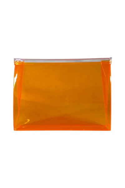 RM Promosyon R&M Promotional Multi-Purpose Waterproof Transparent Pvc Makeup and Beach Organizer Bag - Zippered