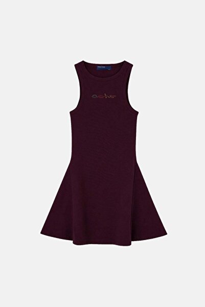 Reflect Studio Dinozorlar Premium Elbise - Bordo