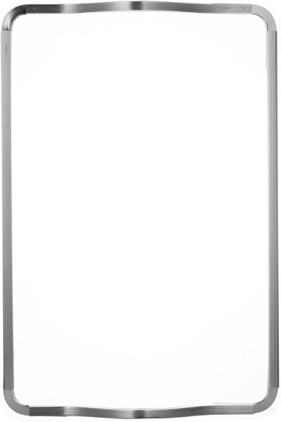 Generic Al Saif Aylan Rectangular Transparent Serving Tray with Silver Side H...