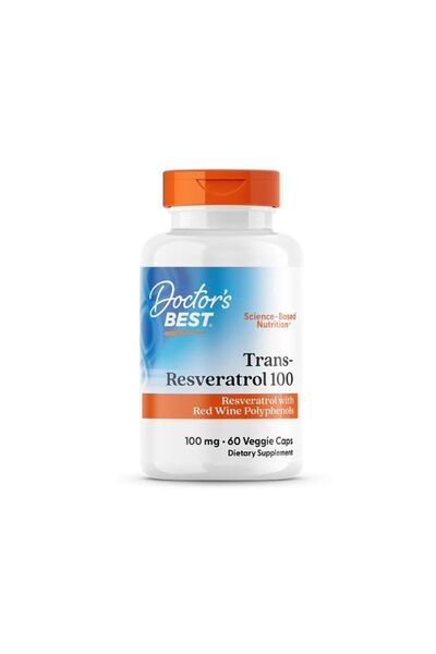 Doctor's Best Trans-Resveratrol 100 cu ResVinol 100mg 60 Capsule