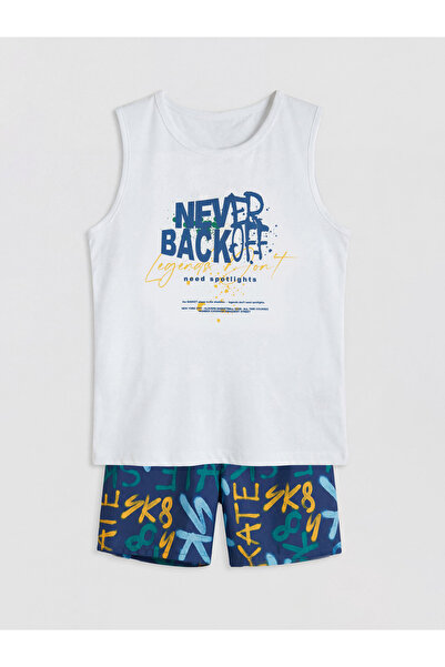 LC Waikiki Printed Boys' Swimwear Set