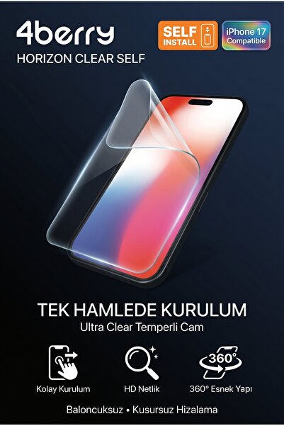 4 Berry Horizon Clear Self-Installation Screen Protector with Kit - 25kg Stro...