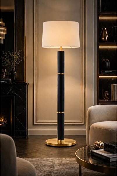 VENÜS NOVA VENÜS BENETNASCH | MODERN PARLAK SİYAH & GOLD DETAYLAR METAL LAMBA...