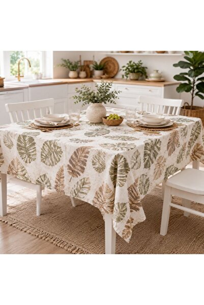 Pucioasa Teflon-coated tablecloth 120x160 cm, palm leaves