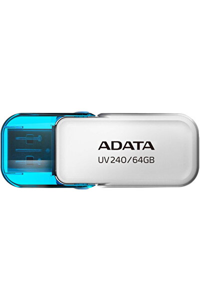 Adata Memorie USB UV240, 64 GB, USB 2.0, alb