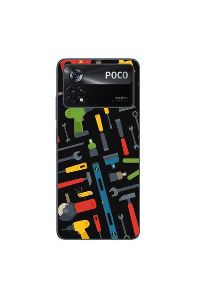 OEM Husa compatibila cu Xiaomi Poco X4 Pro Silicon Gel Tpu Model Unelte Pattern