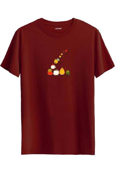 Colermi Cute Birds Branch Printed T-Shirt