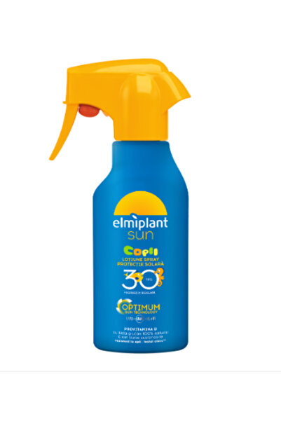 ELMIPLANT Spray cu protectie solara Sun Kids SPF 30 pentru copii, 200 ml