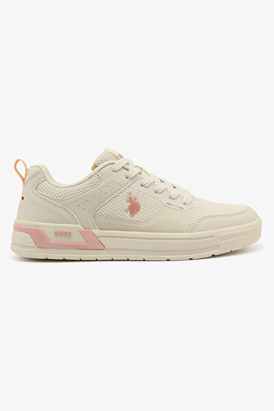U.S. Polo Assn. حذاء رياضي نسائي منخفض الارتفاع مريح وأنيق للاستخدام اليومي م...