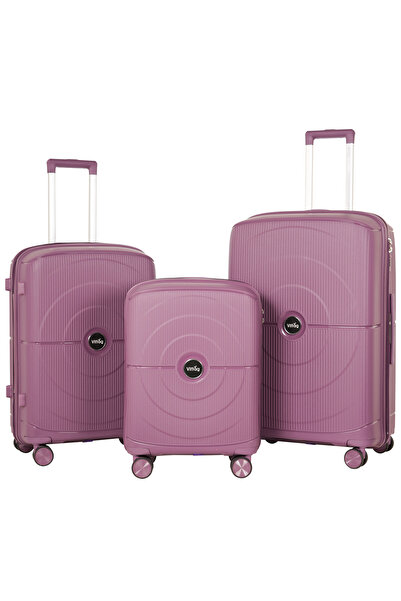 Vittag 3-Piece Luggage Set, Polypropylene Material, Lightweight, TSA Lock, 36...