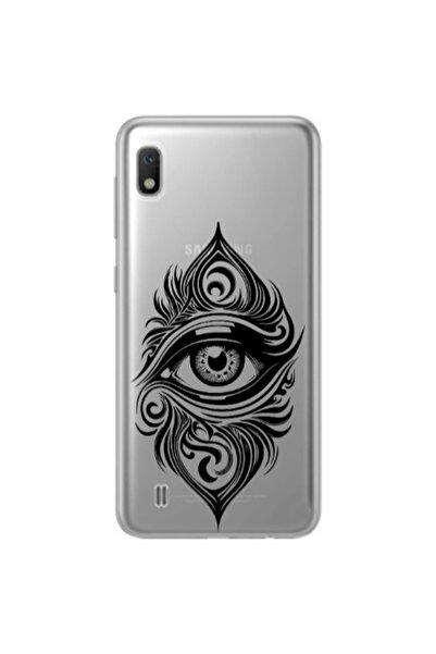 Other Samsung A10 Eye patterned drawing Transparent Silicone TPU Θήκη