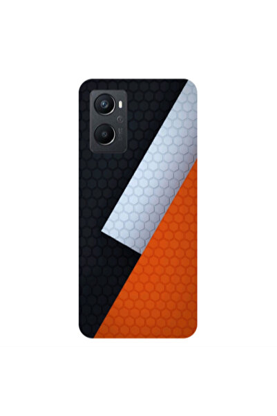 Other Oppo A 96 Coated hexagon Transparent Silicone TPU Θήκη