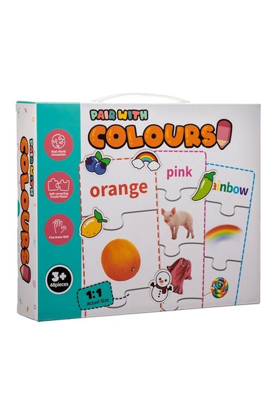 OEM Educational Puzzle for Children, Colors in English, Learning through Play...