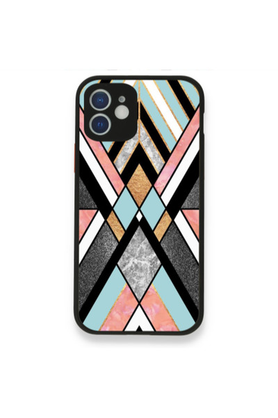 Other Apple iPhone 12 marble mix Black Glossy Θήκη