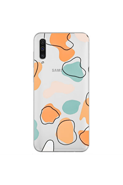 Other Samsung A70 Colorful spots Transparent Silicone TPU Θήκη