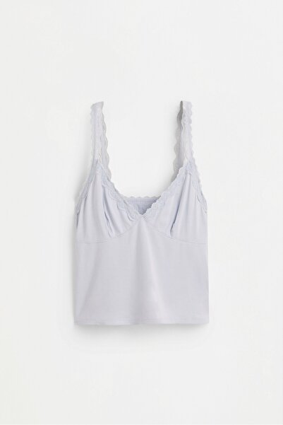 LEFTIES Modal dantelli top