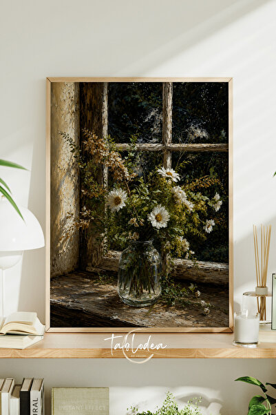 tablodea Ulje na platnu izgleda kao vintage slika tratinčica TD Pinterest Dek...