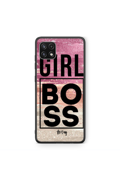 Other Samsung A22 5G Girl boss friday Black Glossy Θήκη