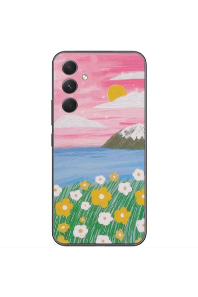 Other Samsung Galaxy A05s Sun and Flowers Transparent Silicone TPU Θήκη