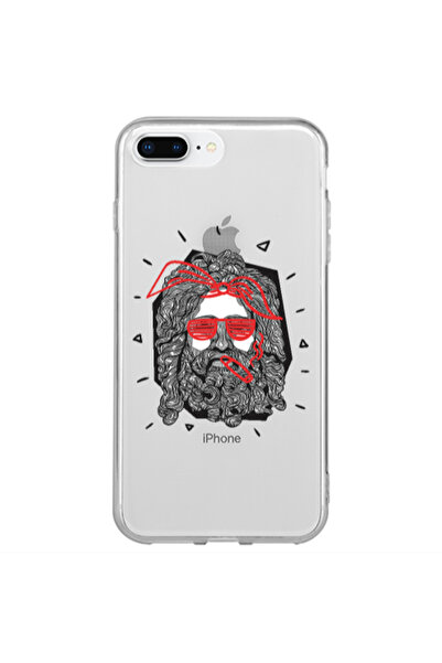 Other Apple iPhone 7 Plus Cool glasses Transparent Silicone TPU Θήκη