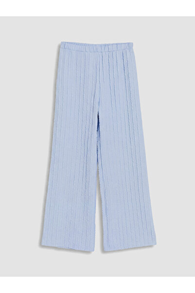 LC Waikiki Peak New Season Textured Wide-Leg Girls' Sweatpants