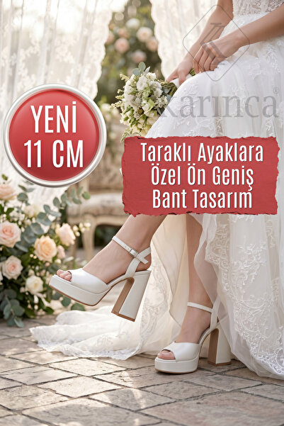 Karınca En Rahat Gelin Ayakkabısı, Taraklı Ayaklara Özel Gelinlik Ayakkabısı