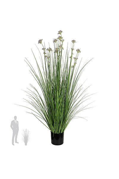 Roberto Rossi Iarba artificiala Onion 100 cm cu 8 flori de praz violet