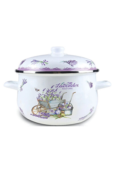 GRÜNBERG Caserolă emailată Grunberg GR2600B, 26 cm, 6.5 L, cu capac, compatib...