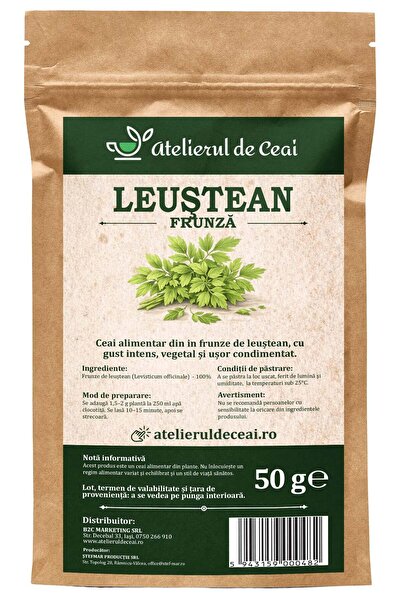 atelierul de ceai Ceai de frunze de leuștean