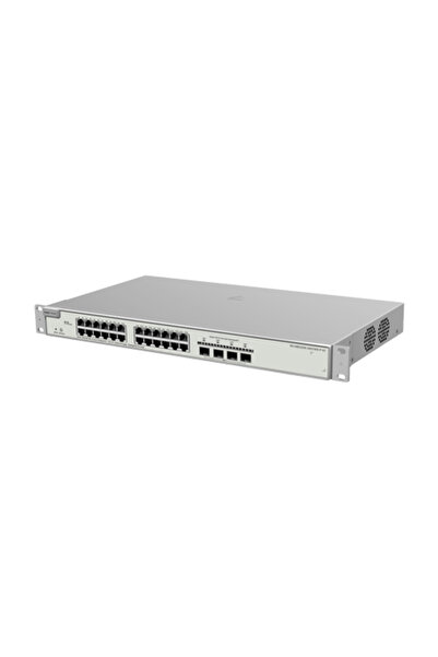 Ruijie Networks Switch L2+, 24 x RJ45 1G PoE, 4 x SFP+ 10G, Management în clo...
