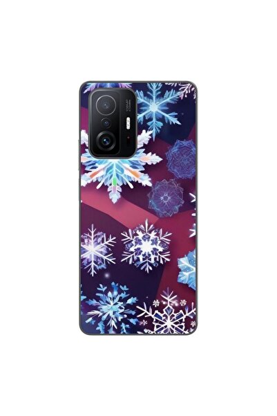 OEM Case compatible with Xiaomi Mi 11T, Mi 11T Pro Silicone Gel Tpu Snowflake...