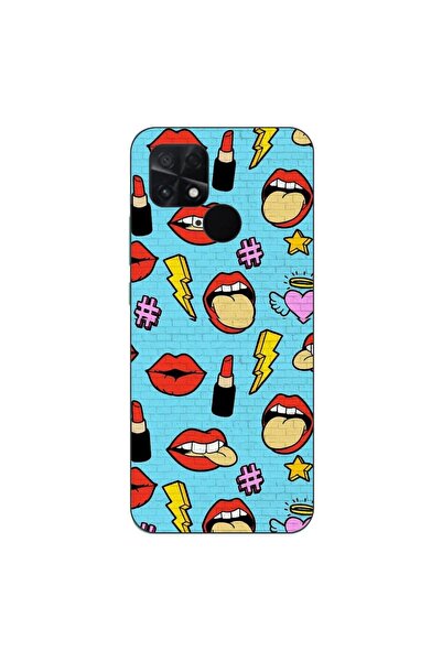 OEM Husa compatibila cu Xiaomi Poco C40 Silicon Gel Tpu Model Pop Art Lips