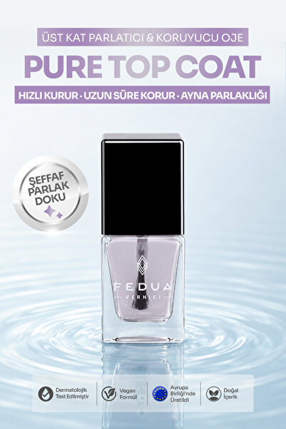 Pure Top Coat Oje Koruma Bazı 11 ml