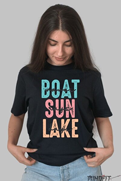 GILDAN Tricou De Vara Boat Sun Lake
