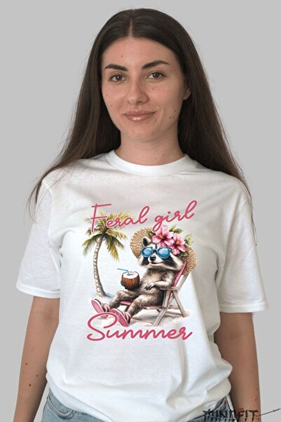 GILDAN Tricou De Vara Feral Girl Summer