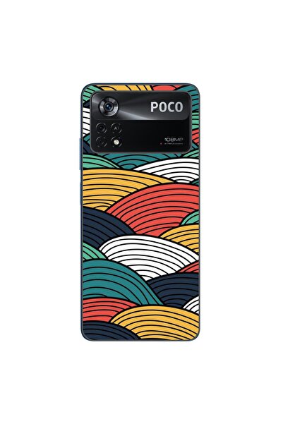 OEM Case compatible with Xiaomi Poco X4 Pro Silicon Gel Tpu Pattern Abstract ...