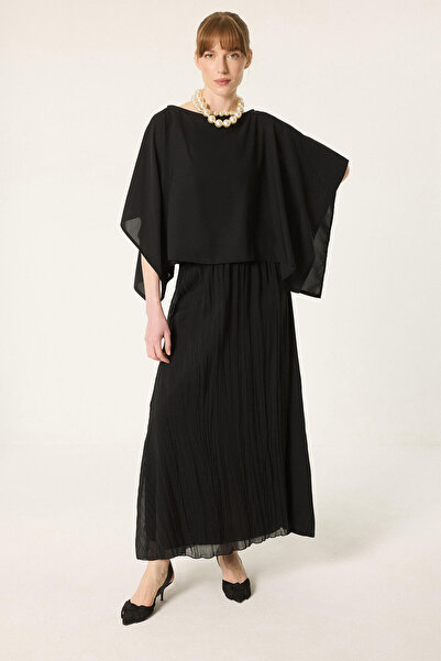 Touché Privé Elastic Waist Chiffon Skirt