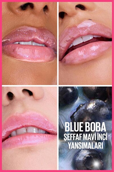 Maybelline New York Lifter Gel Ekstra Parlak ve Nemlendirici Dudak Parlatıcısı - 02 Blue Boba