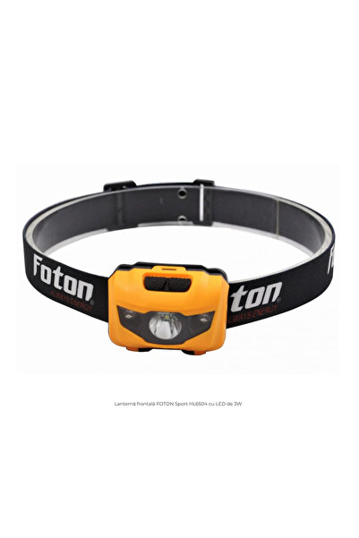FOTON Lanterna frontala Sport HL6504 cu LED de 3W