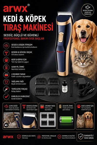 ARWX Kedi Köpek Kambur Tıraş Makinesi Kalitenin Adresi